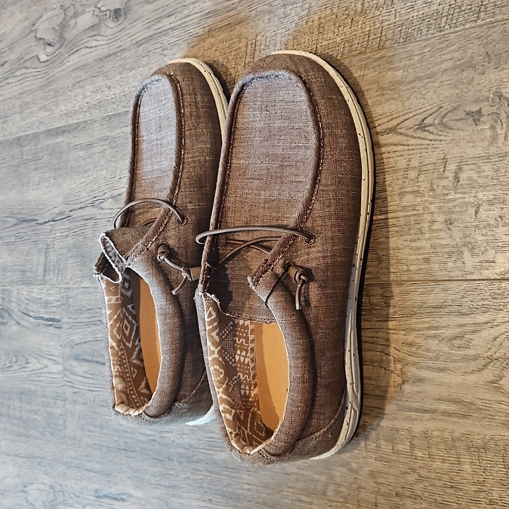 Crevo Ronnie Men's Canvas Memory Form Slip on Loafers Size 11 New With Tags - Picture 3 of 8